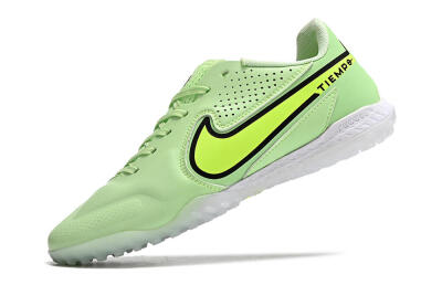 Nike Tiempo Legend 9 TF Low-Tops Football Shoes - Green/Yellow/Black