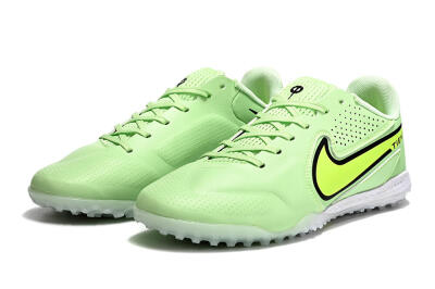 Nike Tiempo Legend 9 TF Low-Tops Football Shoes - Green/Yellow/Black