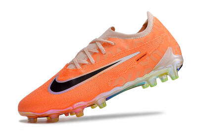 Nike Phantom GX Elite AG Low-Tops Football Boots - Orange/Black/White