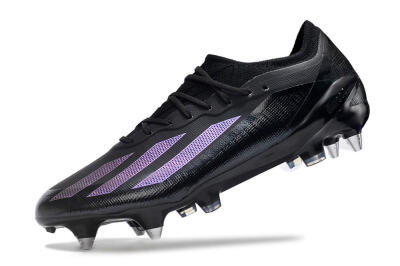 Adidas X Crazyfast.1 SG Low-Tops Football Boots - Black/Purple