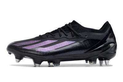 Adidas X Crazyfast.1 SG Low-Tops Football Boots - Black/Purple