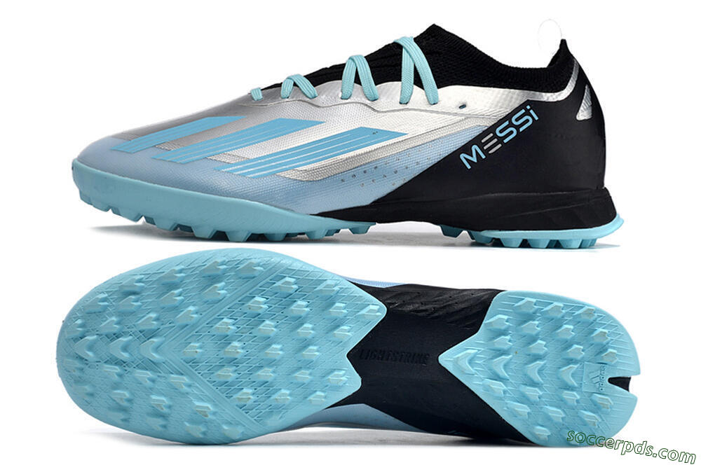 Adidas X Crazyfast.1 TF Low-Tops Football Shoes - Blue/Silver/Black 0