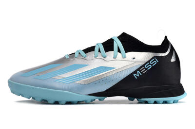 Adidas X Crazyfast.1 TF Low-Tops Football Shoes - Blue/Silver/Black