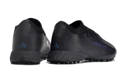 Adidas X Crazyfast.1 TF Low-Tops Football Shoes - Black/Purple