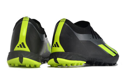 Adidas X Crazyfast.1 TF Low-Tops Football Shoes - Black/Yellow