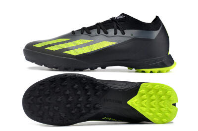 Adidas X Crazyfast.1 TF Low-Tops Football Shoes - Black/Yellow