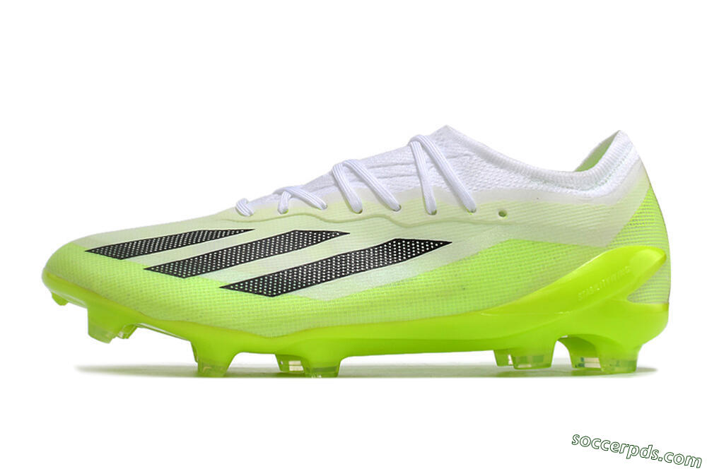 Adidas X Crazyfast.1 Messi FG Low-Tops Football Boots - Green/Black/White 2