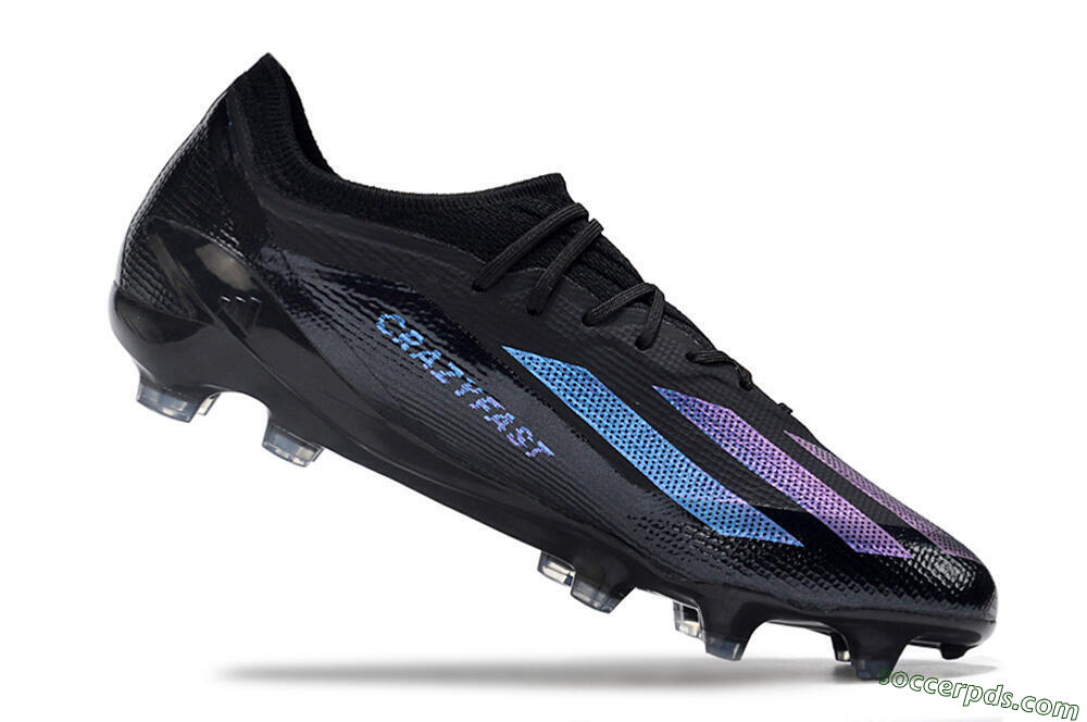 Adidas X Crazyfast.1 FG Low-Tops Football Boots - Black/Purple 4