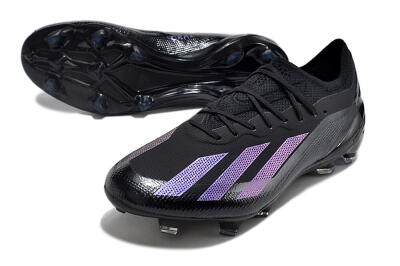 Adidas X Crazyfast.1 FG Low-Tops Football Boots - Black/Purple