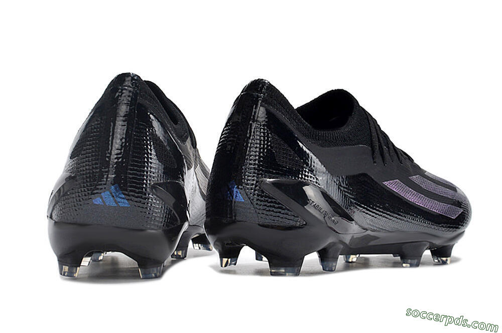 Adidas X Crazyfast.1 FG Low-Tops Football Boots - Black/Purple 6
