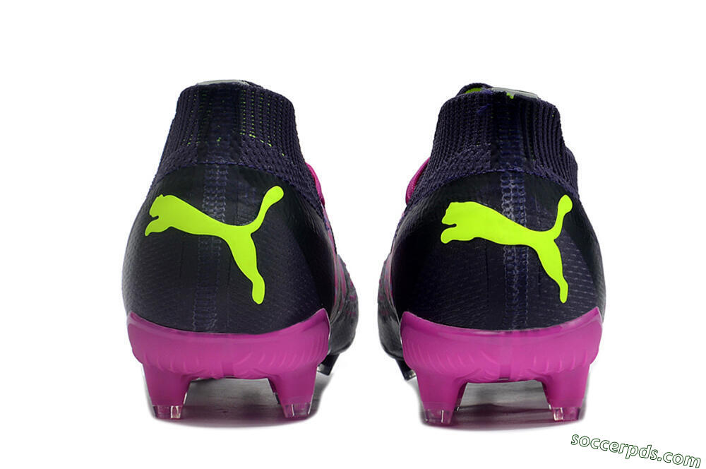 Puma Future Ultimate FG Low-Tops Football Boots - Purple/Pink/Green 5