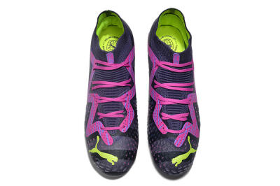 Puma Future Ultimate FG Low-Tops Football Boots - Purple/Pink/Green