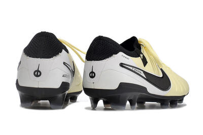 NikeTiempo Legend 10 Elite FG Low-Tops Football Boots - Yellow/Black/White