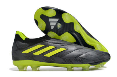 Adidas Copa Pure+ FG Low-Tops Football Boots - Black/Green