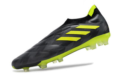Adidas Copa Pure+ FG Low-Tops Football Boots - Black/Green