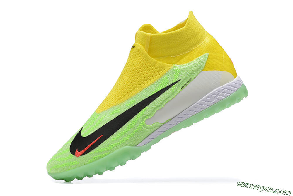 Nike Phantom GX Elite TF High-Tops Football Shoes - Yellow/Green/Black/Red/White 8