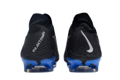 Nike Phantom GX Elite FG Low-Tops Football Boots - Black/Grey/Blue