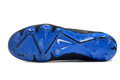 Nike Phantom GX Elite FG Low-Tops Football Boots - Black/Grey/Blue