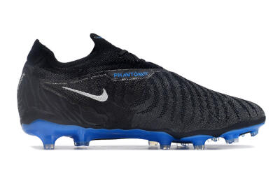 Nike Phantom GX Elite FG Low-Tops Football Boots - Black/Grey/Blue