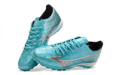 Mizuno Alpha Made in Japan TF Low-Tops Football Shoes - Blue/Orange/White