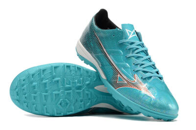 Mizuno Alpha Made in Japan TF Low-Tops Football Shoes - Blue/Orange/White