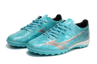 Mizuno Alpha Made in Japan TF Low-Tops Football Shoes - Blue/Orange/White