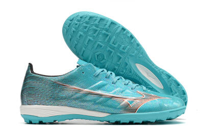 Mizuno Alpha Made in Japan TF Low-Tops Football Shoes - Blue/Orange/White