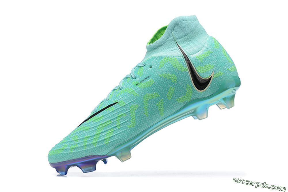 Nike Phantom Luna Elite FG High-Tops Football Shoes - Green/Yellow/Black 7