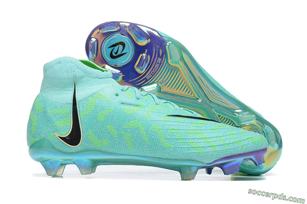 Nike Phantom Luna Elite FG High-Tops Football Shoes - Green/Yellow/Black 1