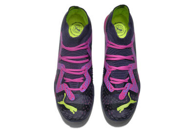 Puma Ultra Ultimate TF Low-Tops Football Shoes - Purple/Pink/Yellow