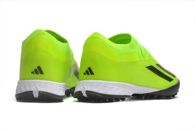 Adidas X Crazyfast.1 TF Low-Tops Football Shoes - Green/Black/White