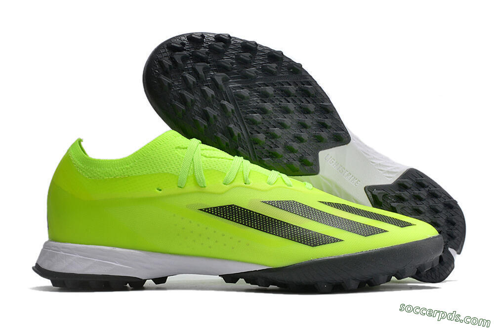 Adidas X Crazyfast.1 TF Low-Tops Football Shoes - Green/Black/White 1