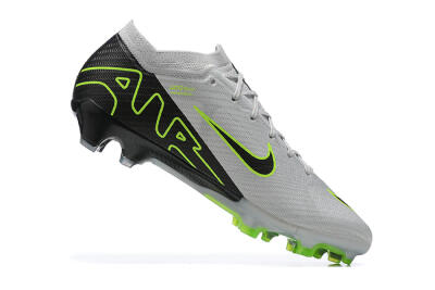 Nike Air Zoom Mercurial Vapor 15 Elite FG Low-Tops Football Boots - White/Black/Green
