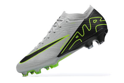 Nike Air Zoom Mercurial Vapor 15 Elite FG Low-Tops Football Boots - White/Black/Green