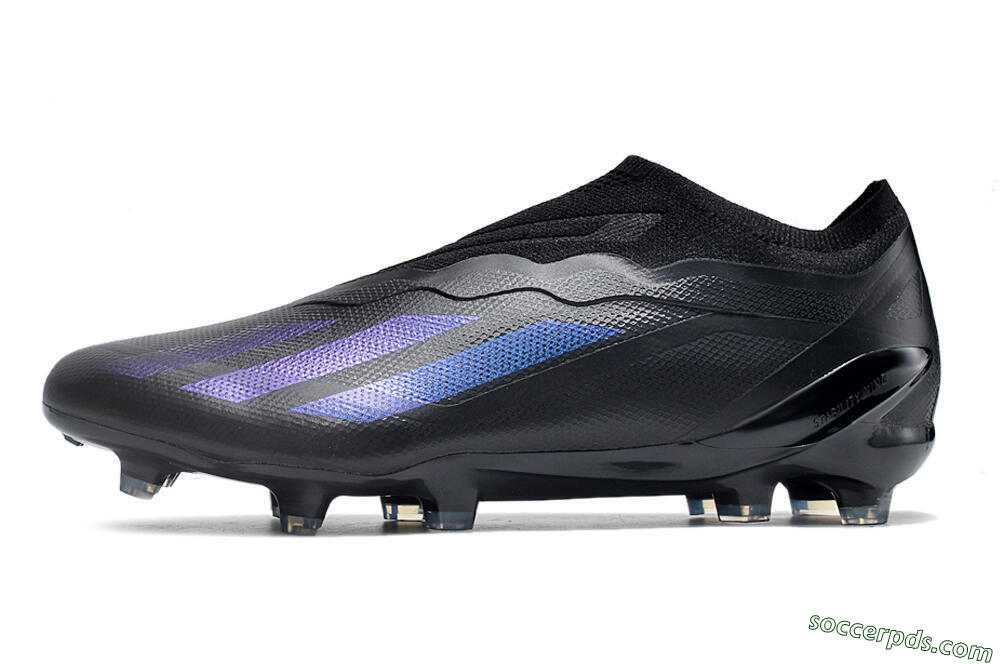 Adidas X Crazyfast.1 FG Low-Tops Football Boots - Black/Blue 2