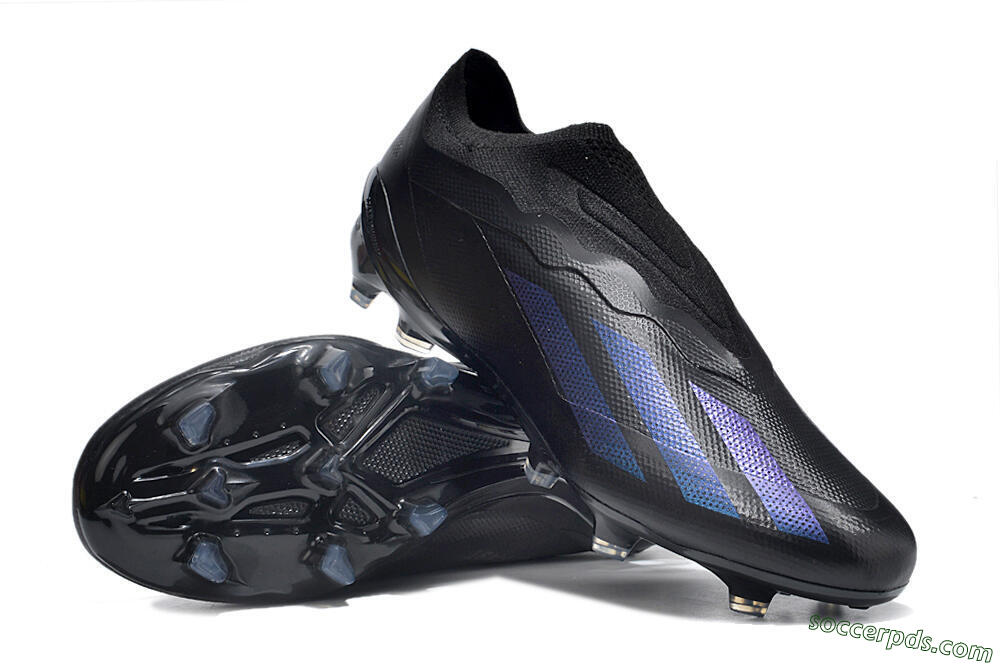 Adidas X Crazyfast.1 FG Low-Tops Football Boots - Black/Blue 3