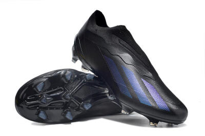Adidas X Crazyfast.1 FG Low-Tops Football Boots - Black/Blue
