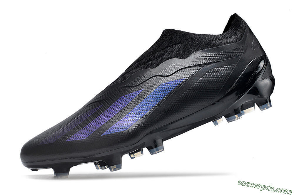 Adidas X Crazyfast.1 FG Low-Tops Football Boots - Black/Blue 5