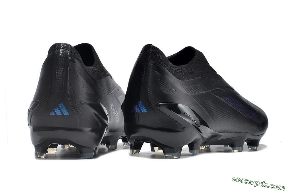 Adidas X Crazyfast.1 FG Low-Tops Football Boots - Black/Blue 6
