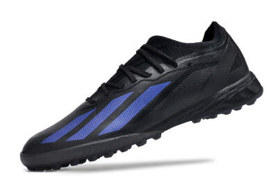 Adidas X Crazyfast.1 TF Low-Tops Football Shoes - Black/Blue