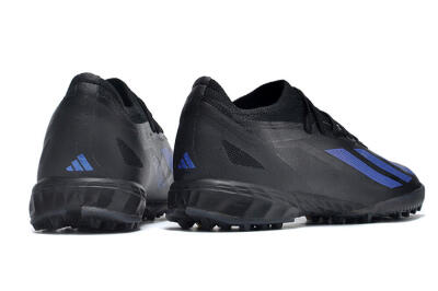 Adidas X Crazyfast.1 TF Low-Tops Football Shoes - Black/Blue