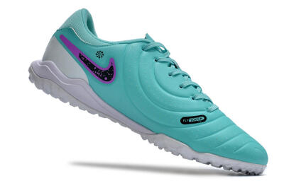 Nike Tiempo Legend 10 Academy TF Low-Tops Football Shoes - Blue/Purple/White