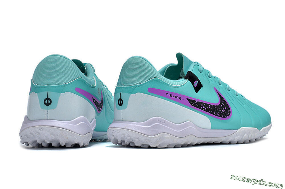 Nike Tiempo Legend 10 Academy TF Low-Tops Football Shoes - Blue/Purple/White 6
