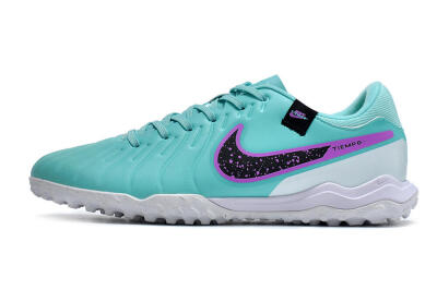 Nike Tiempo Legend 10 Academy TF Low-Tops Football Shoes - Blue/Purple/White