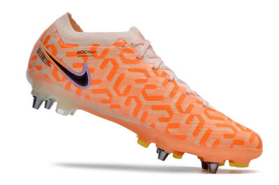 Nike Air Zoom Mercurial Vapor XV Elite SG Low-Tops Football Boots - Orange/Black/Purple