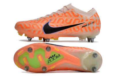 Nike Air Zoom Mercurial Vapor XV Elite SG Low-Tops Football Boots - Orange/Black/Purple