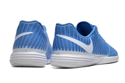 Nike Lunar Gato 2 IC Low-Tops Football Shoes - Blue/White