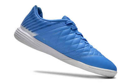 Nike Lunar Gato 2 IC Low-Tops Football Shoes - Blue/White