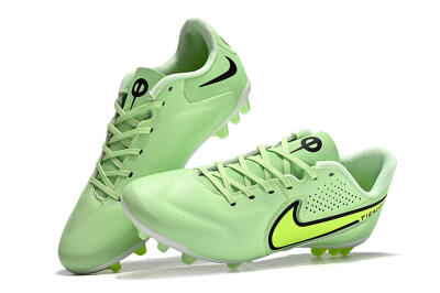 Nike Tiempo Legend 9 Academy AG Low-Tops Football Boots - Green/Black/Yellow
