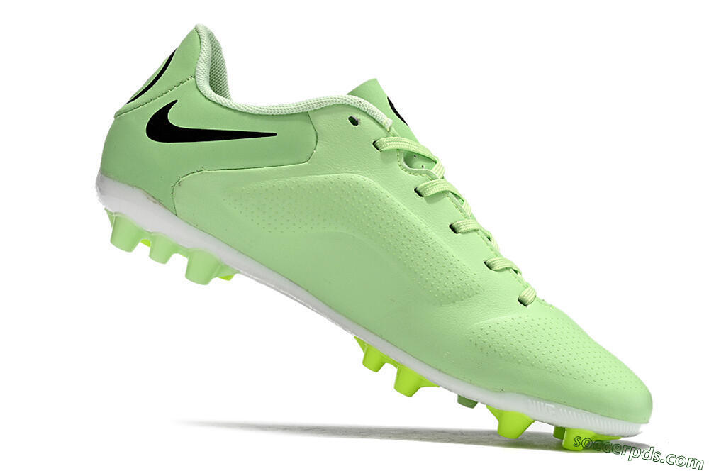 Nike Tiempo Legend 9 Academy AG Low-Tops Football Boots - Green/Black/Yellow 6